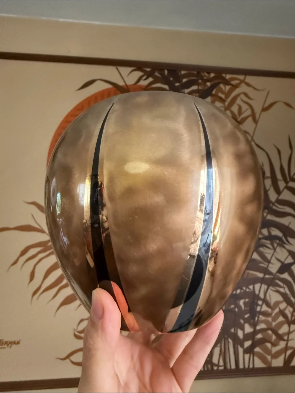 Rare Vintage Art Deco WMF Ikora Metal Vase - German Bauhaus 1930s